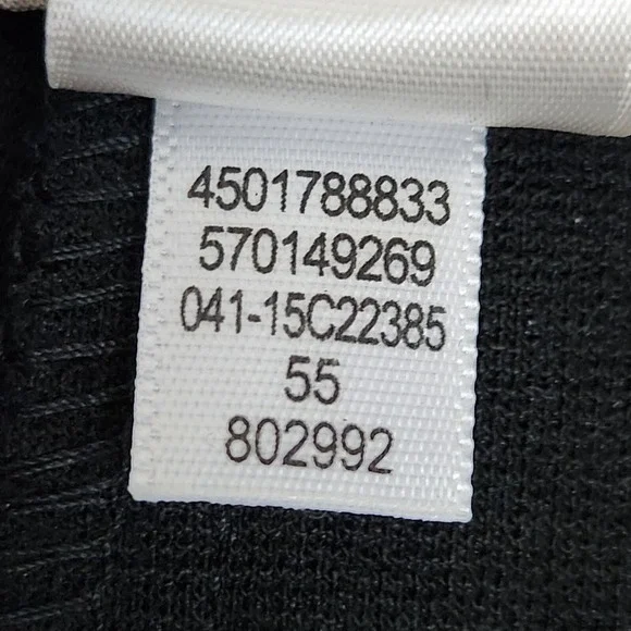 CHICO'S‎ Abbey Pieced Black Faux-Leather Front Knit Pants Elastic Women's SZ S/4 - Picture 13 of 15